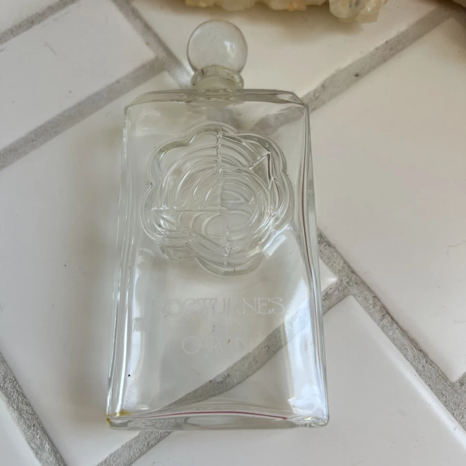 Vintage NOCTURNES de CARON Women’s Large Stopper Perfume Bottle, 100 ml RARE - Image 4 of 4