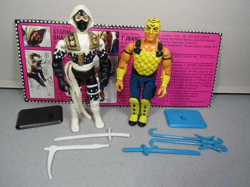 GI JOE - 1992 COBRA STORM SHADOW & TJBANG 100% W/FC - 10 + items = FREE SHIP