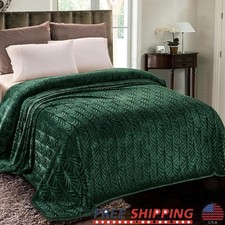 Soft Breathable Fleece Throw Blanket Cozy Decorative Sofa Couch Travel Gift New
