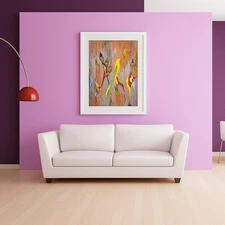 Акриловая картина на холсте. GENUINE ACRYLIC PAINTING HAND PAINTED 50X70