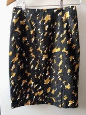 women jigsaw skirt black cotton 36