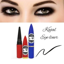 Original Black Kajal Eyeliner,  Black Kohla Traditional Eyeliner (2 Piece)