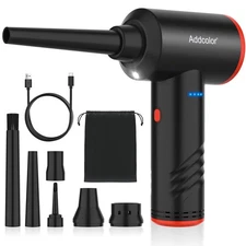 Sopladora De Aire Pequeña Para PC Teclado Compu Portatil Recargable Multiuso US