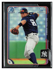 2015 Bowman Chrome Prospects Asia Black Ref #BCP116 Nelson Gomez