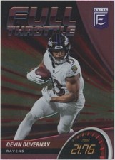 2022 Donruss Elite Devin Duvernay Full Throttle Insert Pink Parallel Ravens