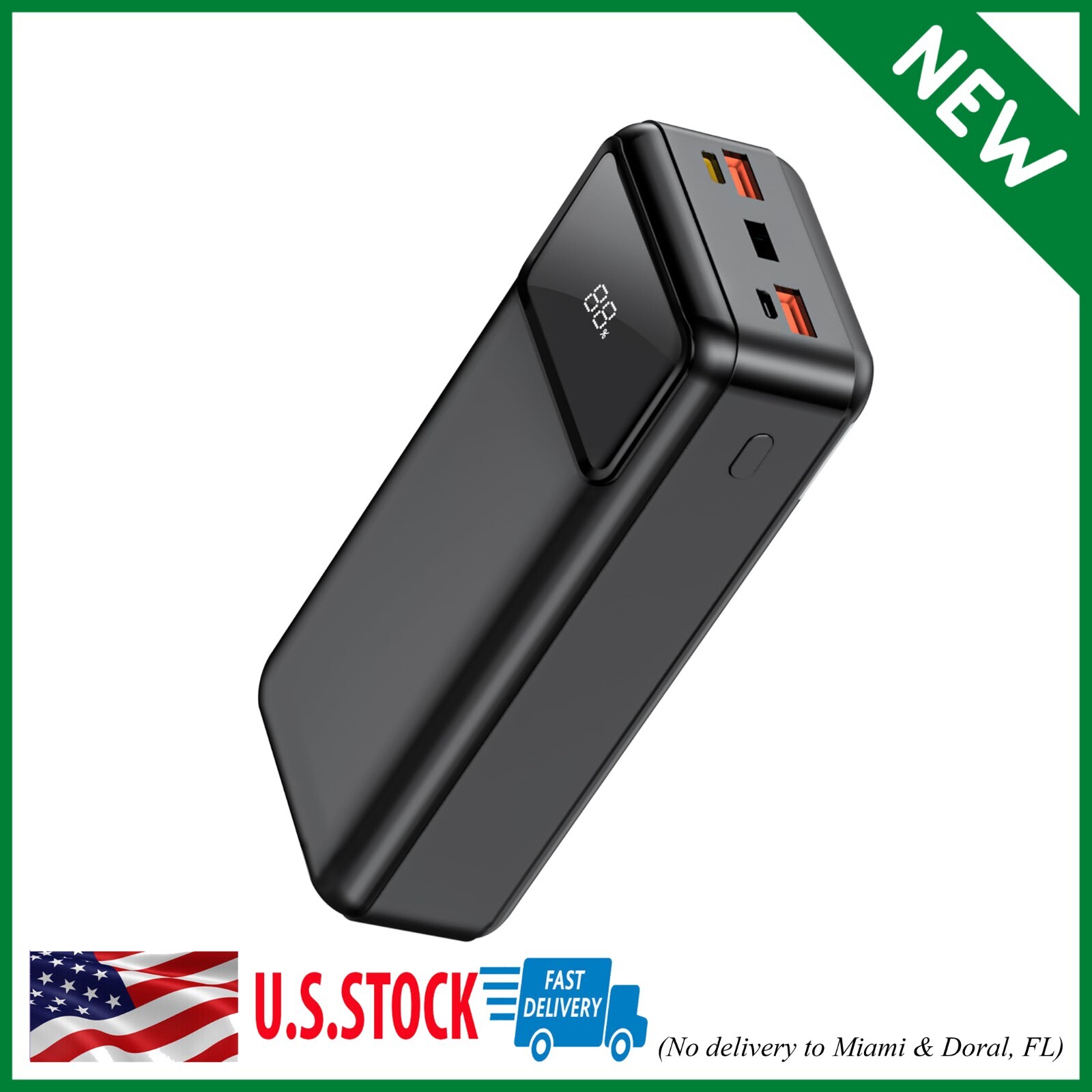 50K mAh 22.5W PD QC4.0 Fast Charging Portable Power Bank-image