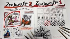 Set of 2 Books Zentangle Basics 1  Zentangle 2 Suzanne McNeill