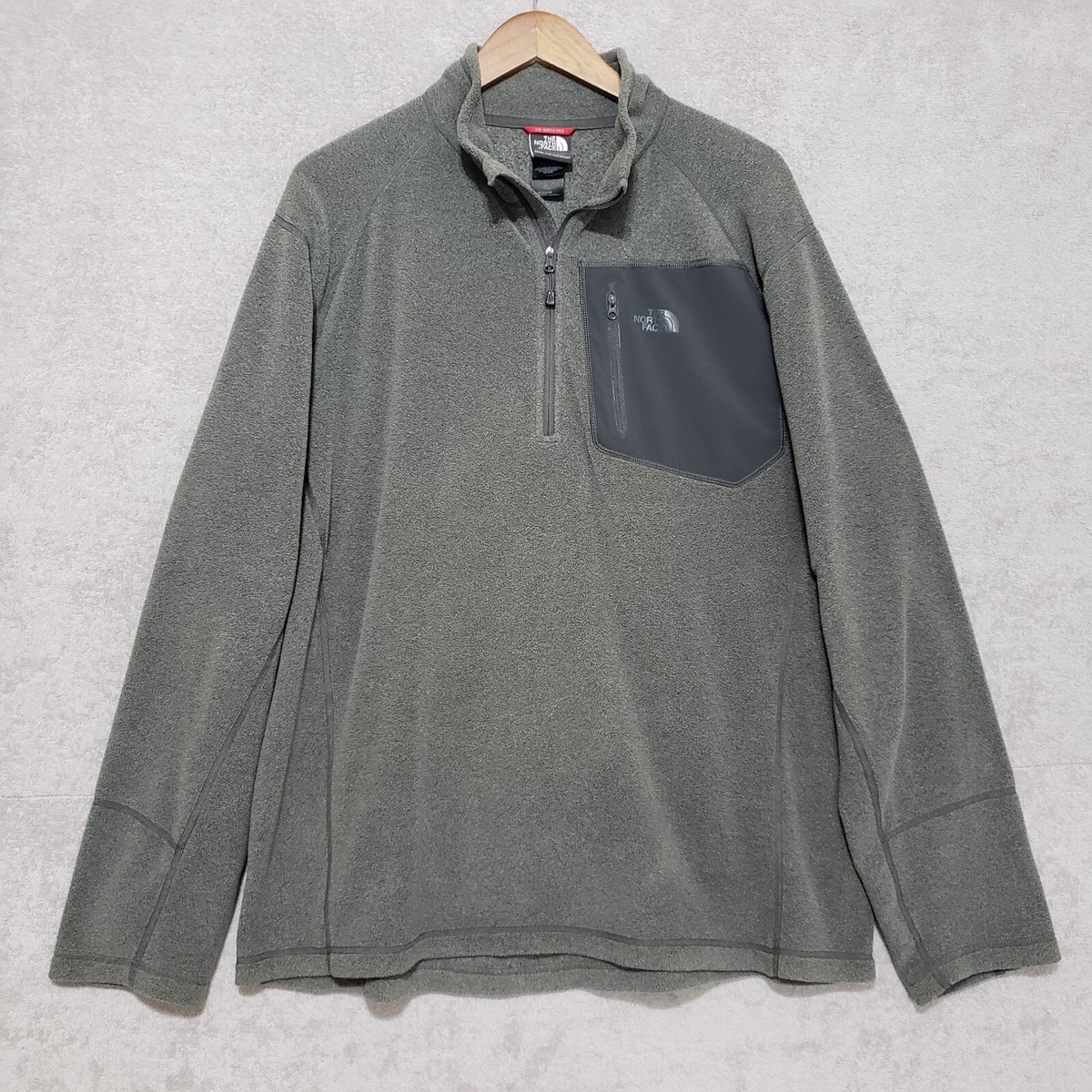 The North Face XL Men Fleece Pullover Polartec 1/4 Quarter Zip 