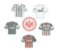 Eintracht Frankfurt Trikot Magnet versch. Saisons Fussball Bundesliga AMBALLCOM