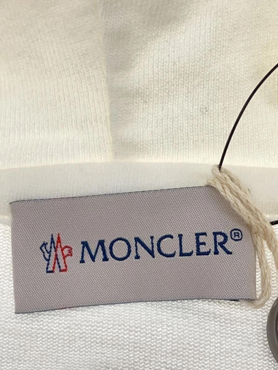 Felpa con cappuccio MONCLER L cotone bianco E209Y8001050 usata