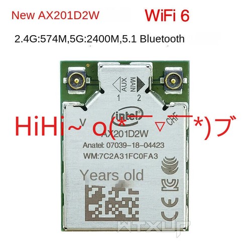 AX210D2W AX201D2W AX200D2W 9560D2W 8265D2W WIFI6E Wireless Module 5.3 Bluetooth - Afbeelding 14 van 24