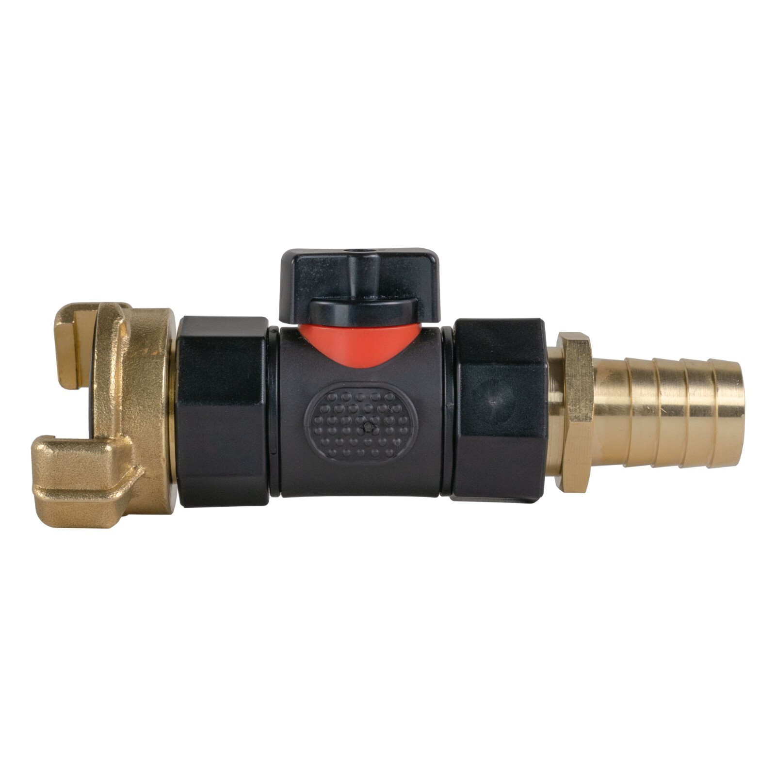 On/Off Valve with Geka Type Claw Grip Fittings or Brass Barbed Straight ...