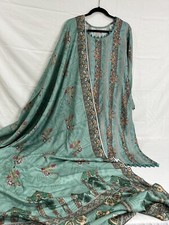 Pakistani Karandi Embroidery kameez shalwar with shawl dupatta 3XL Bust 50
