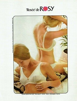  Advertising 0422 1971 Rosy Bra Rosée Underwear
