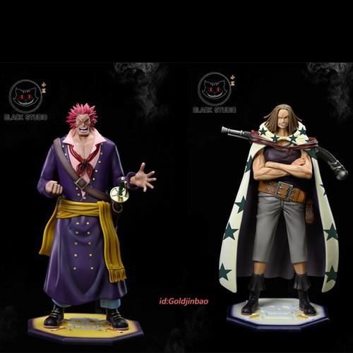 One Piece Red Hair Pirates Yasoppu Model Rockstar Statue In Stock Black Studio Ebay