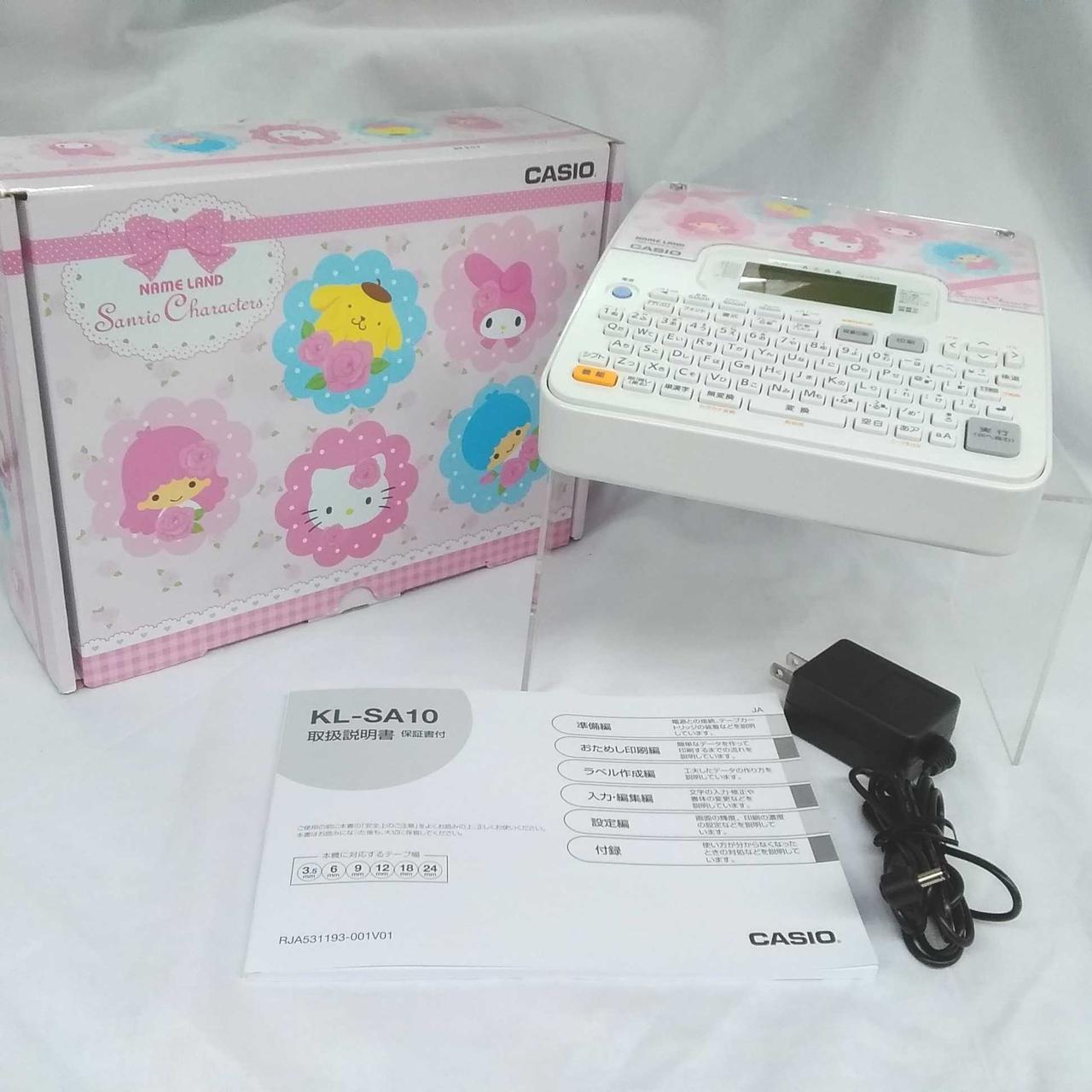 ☆値下げ！CASIO KL-SA10 サンリオ テプラ本体＋ テープセット 値下げ！CASIO KL-SA10 サンリオ テプラ本体＋ テープセット KL-SA10