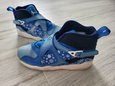 Jordan Retro VIII 8 Snow Blizzard Cobalt Blaze Youth Size 1Y Very Good  Condition 91205121119 | eBay