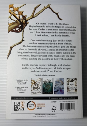 The Cruel Prince By Holly Black Paperback The Folk Of The Air Series Fantasy - Picture 2 of 7