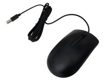 Neue Maus Dell 065K5F MS116c / MS116 optisch USB schwarz 1000 DPI