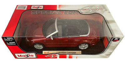 ✓✓Maisto 1:18 Scale Audi RS4 Cabriolet Diecast Car Special