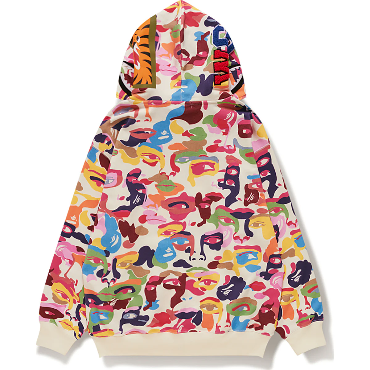 極少 即発送 BAPE KID SUPER CAMO SHARK HOODIE BAPE X KIDSUPER 】CAMO SHARK FULL ZIP HOODIE | bape.com