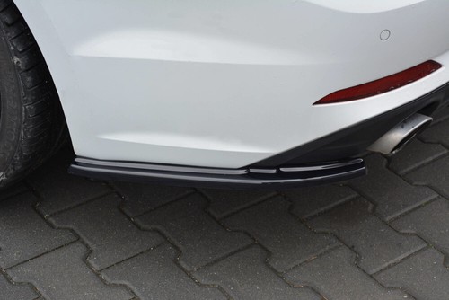 Rear Side Diffusers Maxton Design Gloss Black For Audi A5 F5 S-Line Sportback - Picture 5 of 8