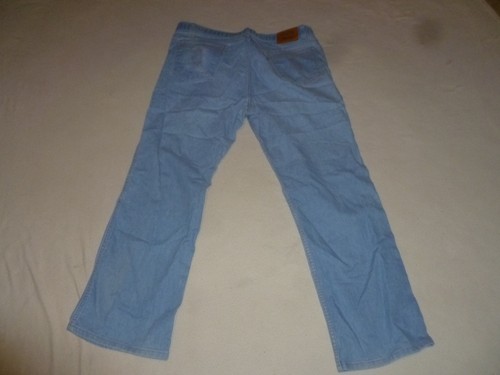 LEVI STRAUSS \u0026 CO ORIGINAL RIVETED LEVIS JEANS LIGHT BLUE DENIM PANTS W42  L30 | eBay