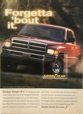 1999 Goodyear Wrangler RF-A Tires PRINT AD Aquatread VTG 1990s Forgetta Bout It