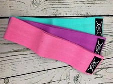 Resistance Bands for Legs and Butt Fabric Exercise Bands Set Booty Bands Hip