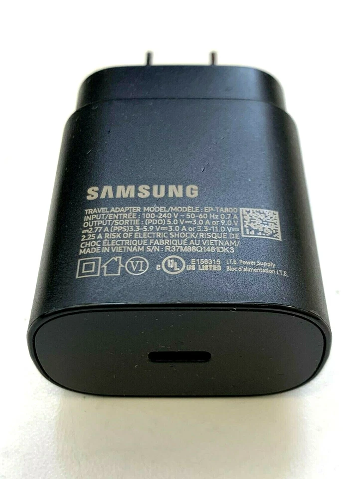 Genuine Samsung 25W Charger USB Type C Wall Plug EP-TA800 Note 10 S20 LOT of 10 - Image 3 of 4