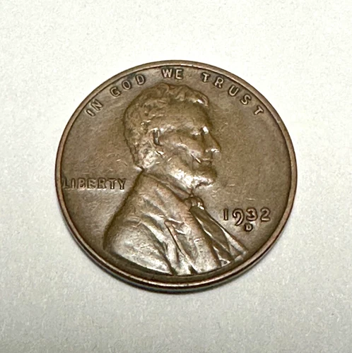 1932-D Lincoln Head Cent Wheat Penny Denver Mint BN KM#132 XF-AU