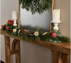 Valerie Parr Hill 4' Artificial Fruit Cedar and Pine Garland Christmas Decor