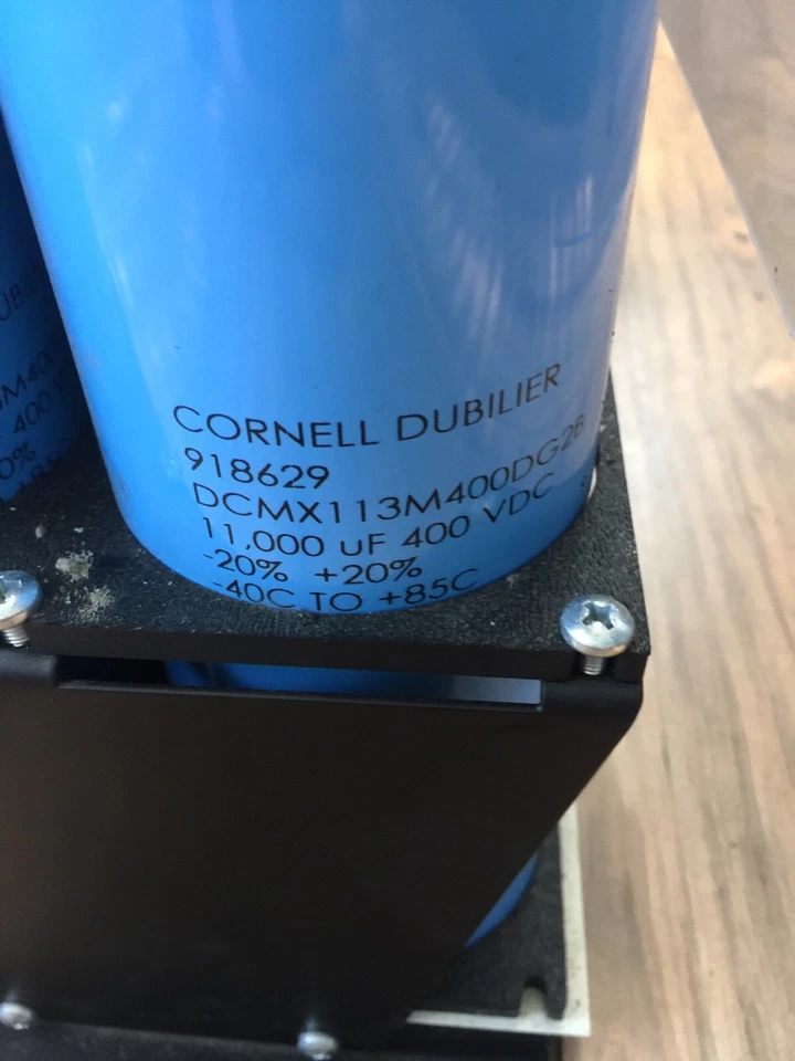 BANCO CONDENSADOR CORNELL DUBILIER 918629 400VDC Foto 2 de 4