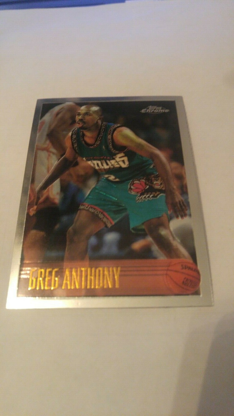 1996-97 Topps Chrome. #187 Greg Anthony Grizzlies
