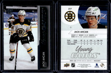 2021-22 Jack Ahcan Young Guns Upper Deck Series 1 Rookie Card #217. rookie card picture