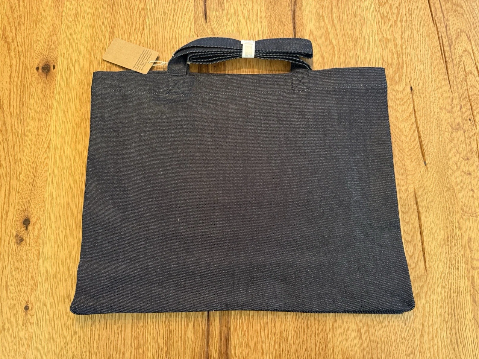 A.P.C. Bag Saint Valentin Tote Shopping Denim 37 x 30 x 8 cm Open Top - Indigo 2