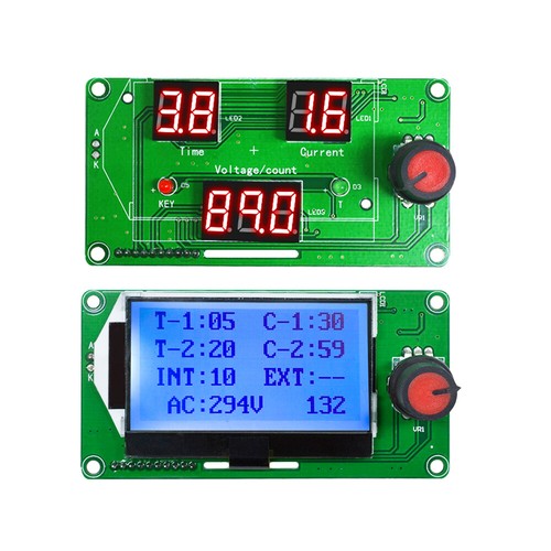 LCD LED Impulsgeber Punktschweißgerät Zeitsteuerung Digital Modul 40A/100A - Bild 3 von 54