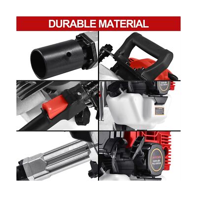 52CC Gas Powered T-Post Driver, JACKCHEN 1900W Two Stroke Garden