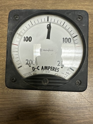 Westinghouse,KX-241,200-0-200 DC Amperes