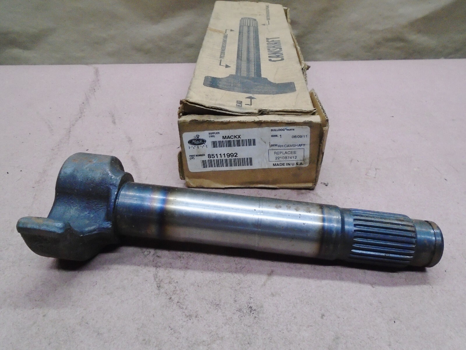 NEW Mack Truck Genuine Parts 85111992 Camshaft OEM | eBay