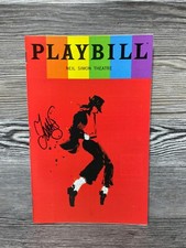 MJ, CAST SIGNED, PLAYBILL, JUNE 2022, NEIL SIMON THEATRE