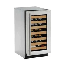 U-Line Wine Captain Series, U-2218WCS-00B 18 Inch Built-in Wine Cooler