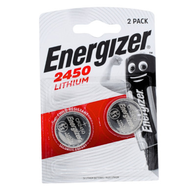 Energizer Batterie Knopfzelle CR2450 LITHIUM 2 STÜCK