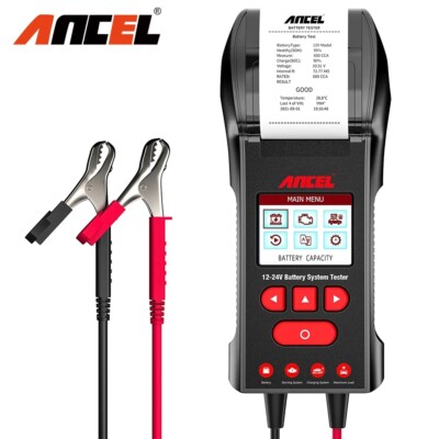 ANCEL BST600 12V/24V Auto Batterie Temperatur Last Tester 100-2000CCA Für Lkw