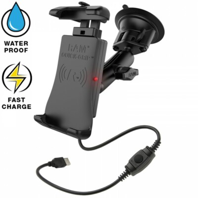 RAM? Quick-Grip? Wasserdichte kabellose Lade Saugnapfhalterung RAM-B-166-UN14W
