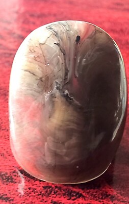 Unique Cocktail Lucite Resin Plastic Ring  (size 8) (AD-275)  Best Offer!!!