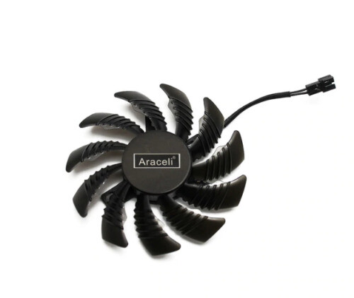GPU Cooling Fan For Gigabyte GTX 970 GTX970 GV-N970WF3 GV-N970G1 PLD08010S12H - Picture 9 of 13