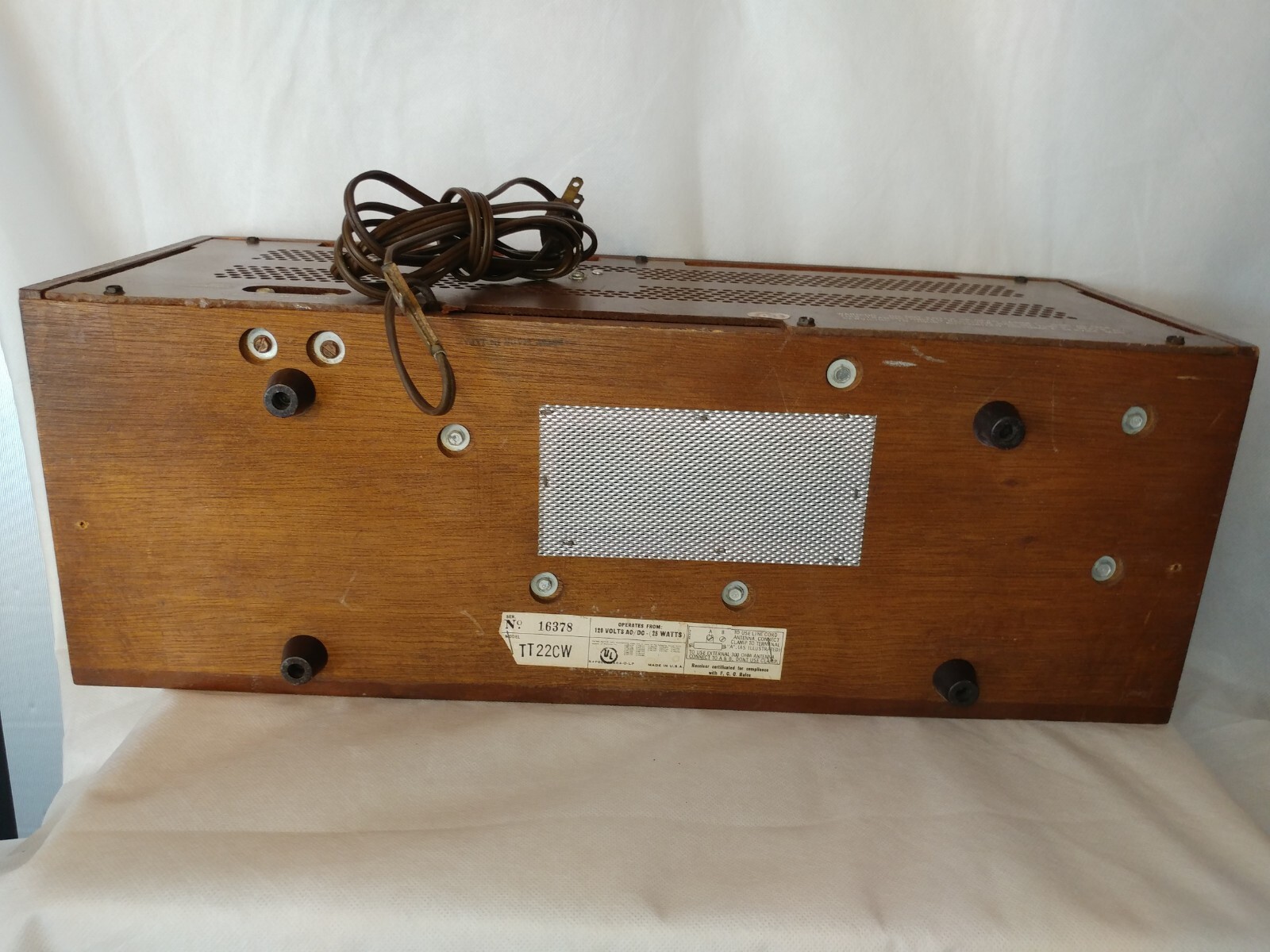 Vintage MOTOROLA AM/FM STEREOPHONIC SOLID STATE MODEL TT22CW | eBay