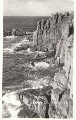 Cornwall Postkarte - Land's End Point, Raue kornische See. unbenutzt A6167