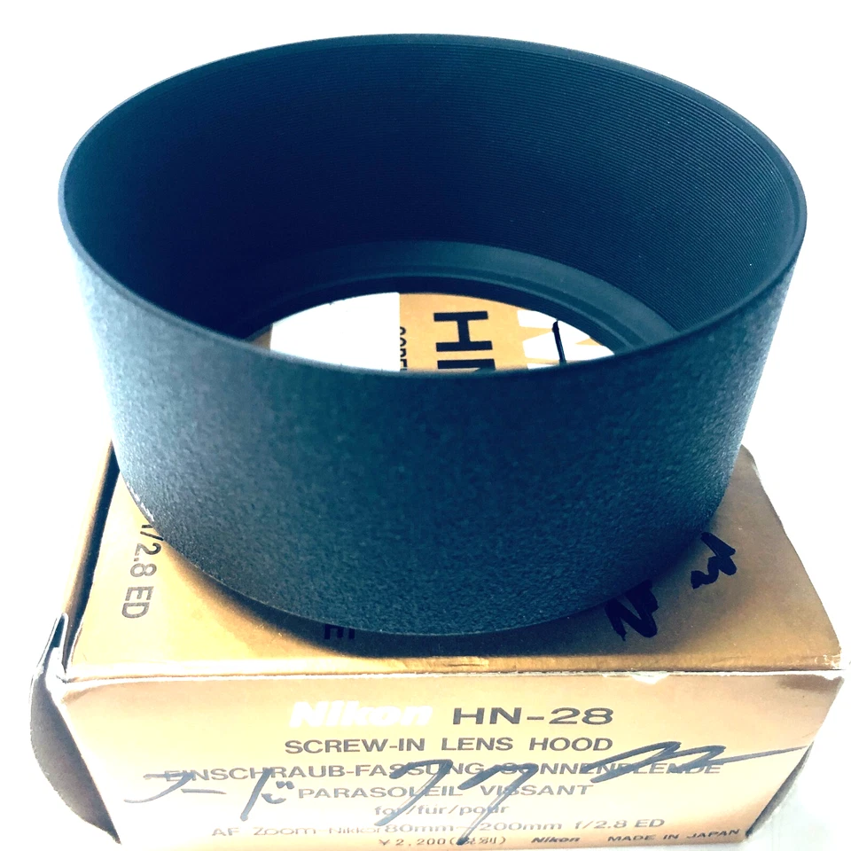 🍙Top Mint w/Box🍙Nikon HN-28 Metal Lens Hood for Nikon 80-200 f2.8 zoom from JP - Image 4 of 4